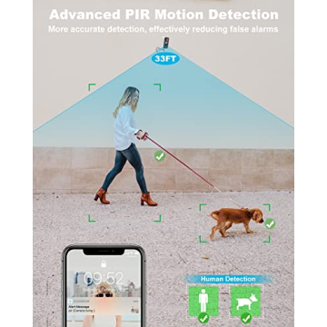 2K Color Night Vision WiFi Security Camera with Spotlight