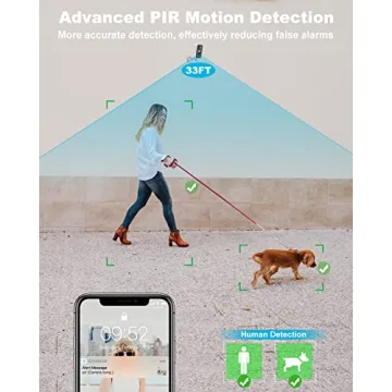 2K Color Night Vision WiFi Security Camera with Spotlight