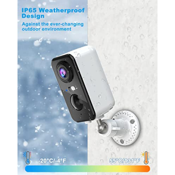 2K Color Night Vision WiFi Security Camera with Spotlight