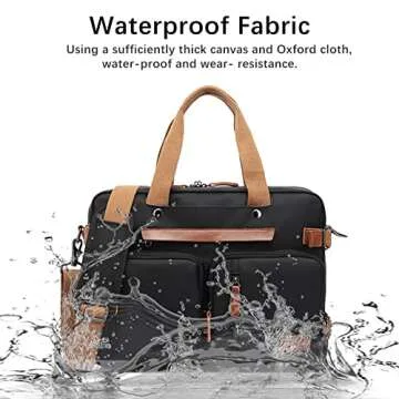 VITARVIX 3 in 1 Laptop Bag for Work and Travel