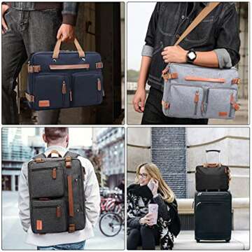 VITARVIX 3 in 1 Laptop Bag for Work and Travel