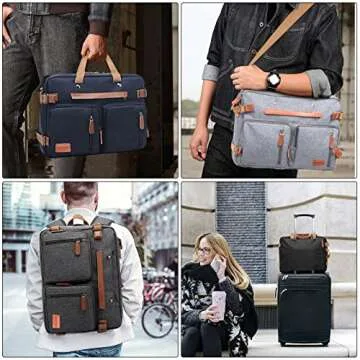 VITARVIX 3 in 1 Laptop Bag for Work and Travel