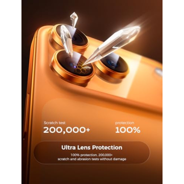 MAGIC JOHN iPhone 17 Pro Lens Protector with Easy Install