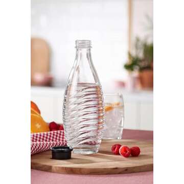 SodaStream Carbonating Carafe | Eco-Friendly Glass Bottle