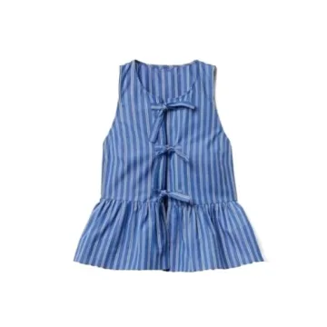 Women Y2K Tie Front Tank Top for Stylish Summer Wear
