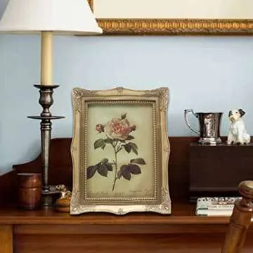 CISOO Antique 5x7 Vintage Picture Frame Tabletop Wall Decor