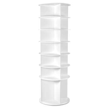 7-Tier Rotating Shoe Rack Tower for Stylish Organization