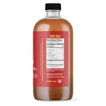 Lucy's Family Owned - 34oz. GLASS BOTTLE (2 PACK) Organic, With the Mother, Apple Cider Vinegar, Unfiltered, Unpasteurized, Raw, and NonGMO