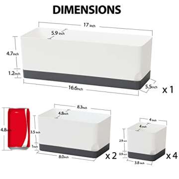 Vugosson Self Watering Planters - 7-Pack Indoor Pots