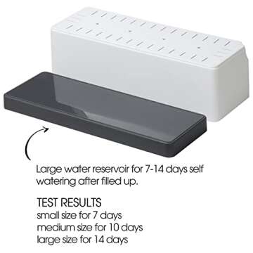 Vugosson Self Watering Planters - 7-Pack Indoor Pots