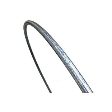 34" Hula Hoop for Dance and Performance | Hand made in the USA | Weighs 11 oz (Silver)