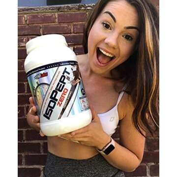 EHP Labs IsoPept Zero Chocolate Decadence (2lbs) Hydrolized WPI Fractions + Whey Protein Isolate, 25g of Protein Per Serving, 0 Sugar, 0 Fat, 5.7g of BCAAs - 30 Servings