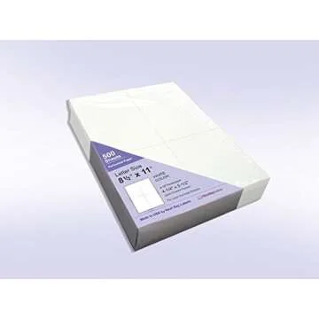 NextDayLabels 8x11 Perforated Paper - 500 Sheets