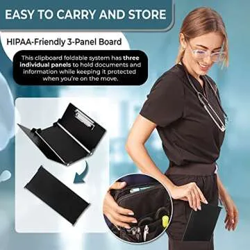 First Lifesaver Nursing Clipboard with Strong Clip for Nurses