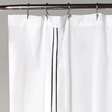 Lush Décor Hotel Shower Curtain - 72" Fabric Elegance