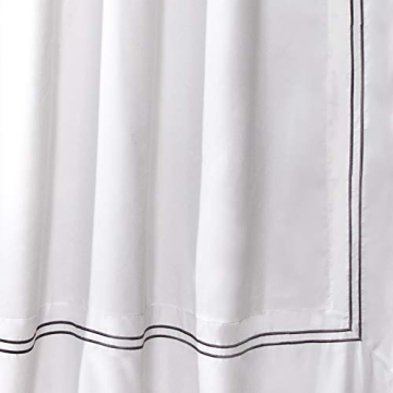Lush Décor Hotel Shower Curtain - 72" Fabric Elegance