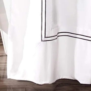 Lush Décor Hotel Shower Curtain - 72" Fabric Elegance