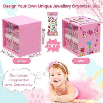 Toys for Girls Jewelry,37PCS Princess Toddler Girl Toys Age 6-8 for Pretend Play & Dress Up, Adjustable Ring Clip on Earrings Kids Toys for 3 4 5 6 7 8 9 Year Old Girls Christmas Birthday Gifts Ideas