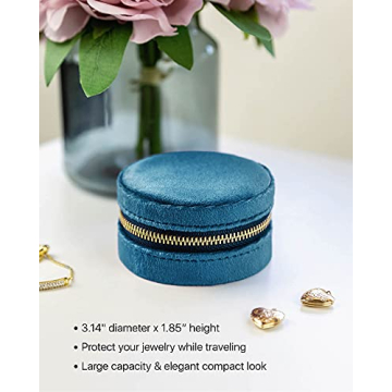 Stylish Velvet Travel Jewelry Box for Women