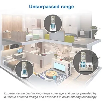 AT&T Long-Range Cordless Phone with Smart Call Blocker and More