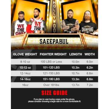 SAEEPABUL S200 Boxing Gloves for Men and Women Suitable for Boxing Kickboxing Mixed Martial Arts Maui Thai MMA Heavy Bag Fighting Training Pink, 12oz