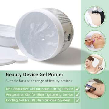 Golden Hometek Preparation Gel for RF Facial and Body Treatments