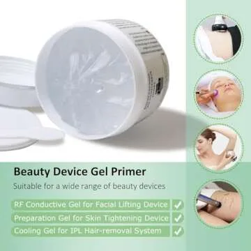 Golden Hometek Preparation Gel for RF Facial and Body Treatments