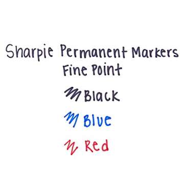 SHARPIE Retractable Permanent Markers, Fine Point, Assorted Colors, 3 Count