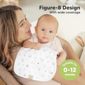 Organic Burp Cloths - Soft & Absorbent Baby Burping Clothes