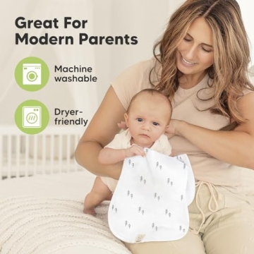 Organic Burp Cloths - Soft & Absorbent Baby Burping Clothes