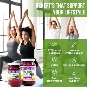 EverSmith Irish Sea Moss Gel Made in USA Superfood