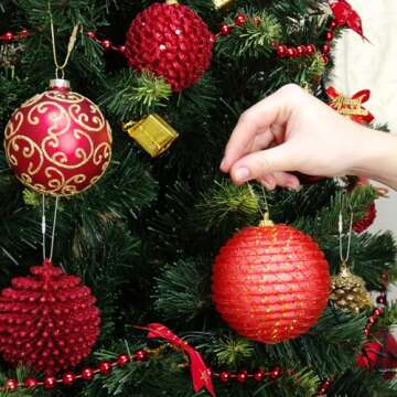 YOULEY 200Pcs Ornament Hangers Gold Ornament String with Snap Locking Christmas Ornament Hangers for Christmas Tree Ornament Decorations