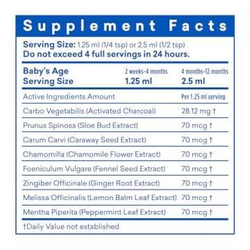 Colic Calm Gripe Water, Colic & Infant Gas Relief Drops, 2 Ounce