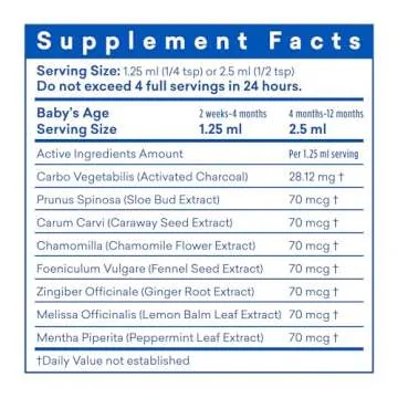 Colic Calm Gripe Water, Colic & Infant Gas Relief Drops, 2 Ounce