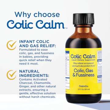 Colic Calm Gripe Water, Colic & Infant Gas Relief Drops, 2 Ounce