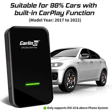 Wireless CarPlay Adapter for Cars 2017 to 2024