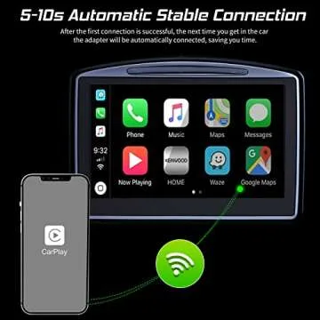 Wireless CarPlay Adapter for Cars 2017 to 2024
