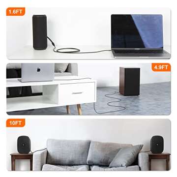 Quality CableCreation 3.5mm to RCA Audio Cable