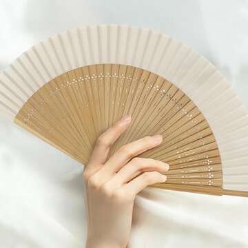 FoDau770 Elegant Folding Fans for Cosplay and Events