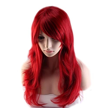 Long Layered Curly Wavy Anime Wig for Cosplay Style