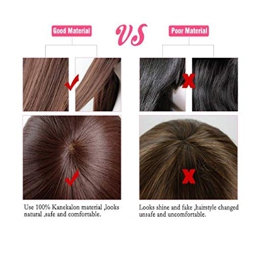 Long Layered Curly Wavy Anime Wig for Cosplay Style