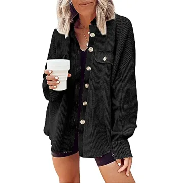 Stylish Women's Corduroy Button Down Shirt for All Occasions