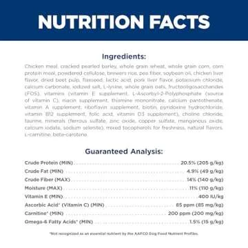 Hill's Science Diet Light Dry Dog Food for Adult Dogs 30 lb