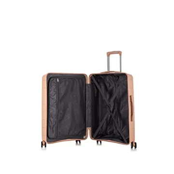 Rockland Vienna Hardside Luggage Set Lightweight Durable