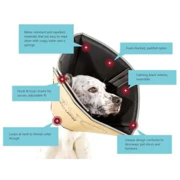 Soft Comfy Cone for Dogs and Cats - Recovery Collar Alternative