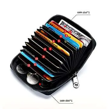 Yocipa RFID Credit Card Holder Wallet for Stylish Storage