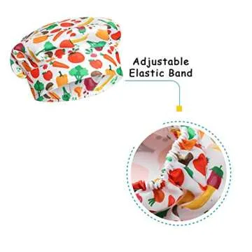 RISEBRITE Kids Apron and Chef Hat Set for Creative Kids