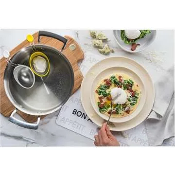 Cuisipro Stainless Steel Egg Poacher, Set of 2