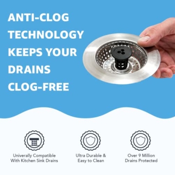 Shop Kitchen SinkShroom - Clog-Free Stainless Steel Strainer