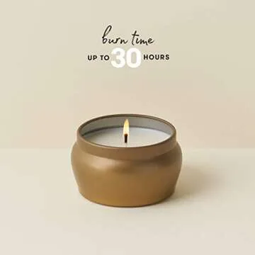 Capri Blue Glam Mini Tin Candle - Luxury Pumpkin Scent